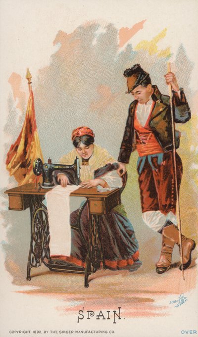 Nähmaschine, Spanien von American School